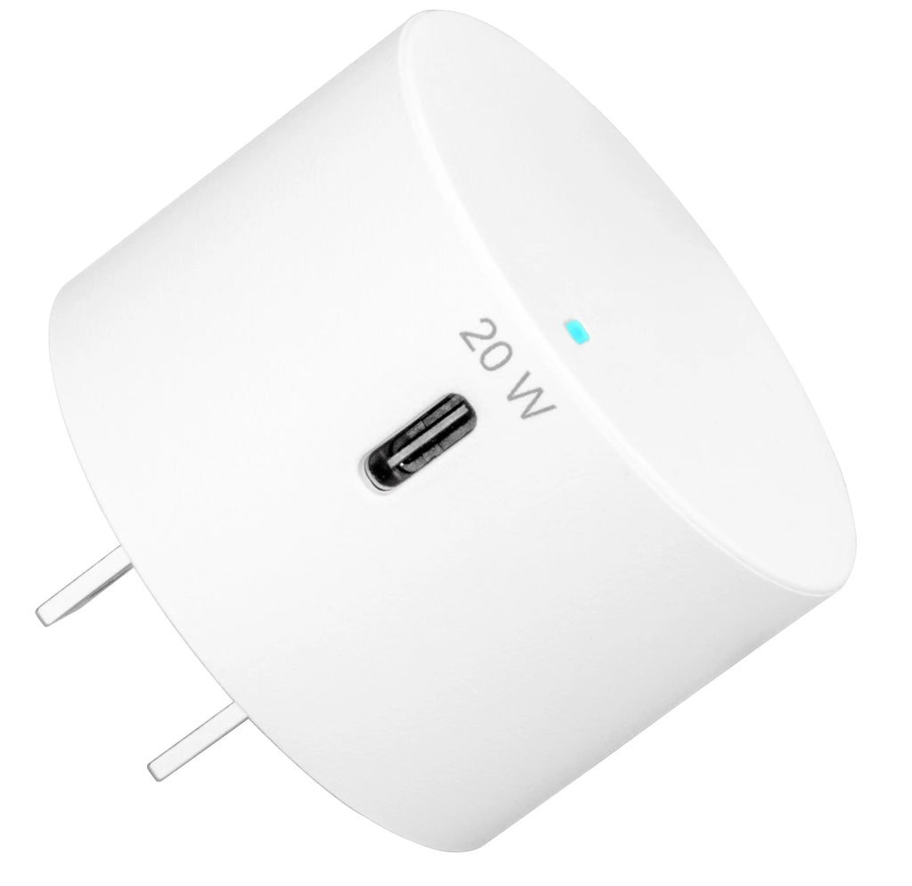 ONN White 20W USB-C Wall Charger