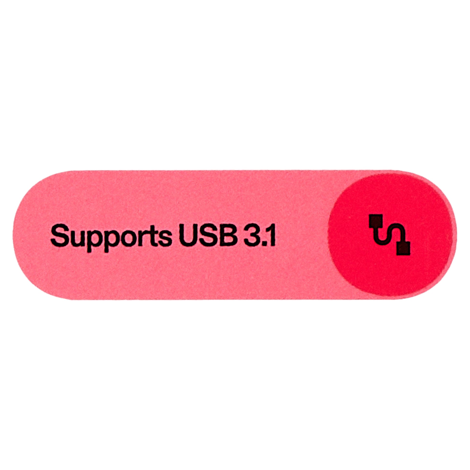 Black USB-C to USB Female Adapter, 4"