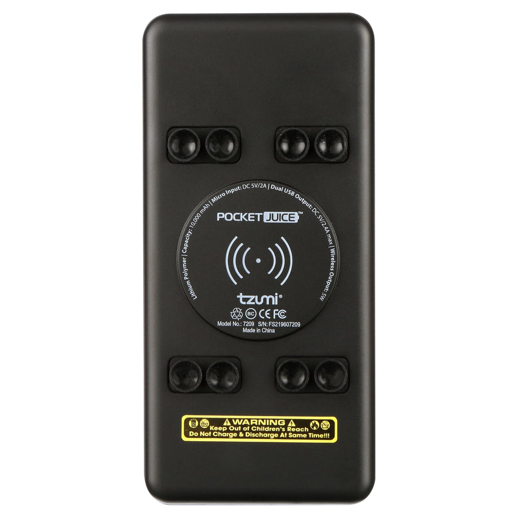 Wireless plus 10K Power Bank – 3-In-1 10,000Mah Portable Charger with High-Speed Wireless Charging