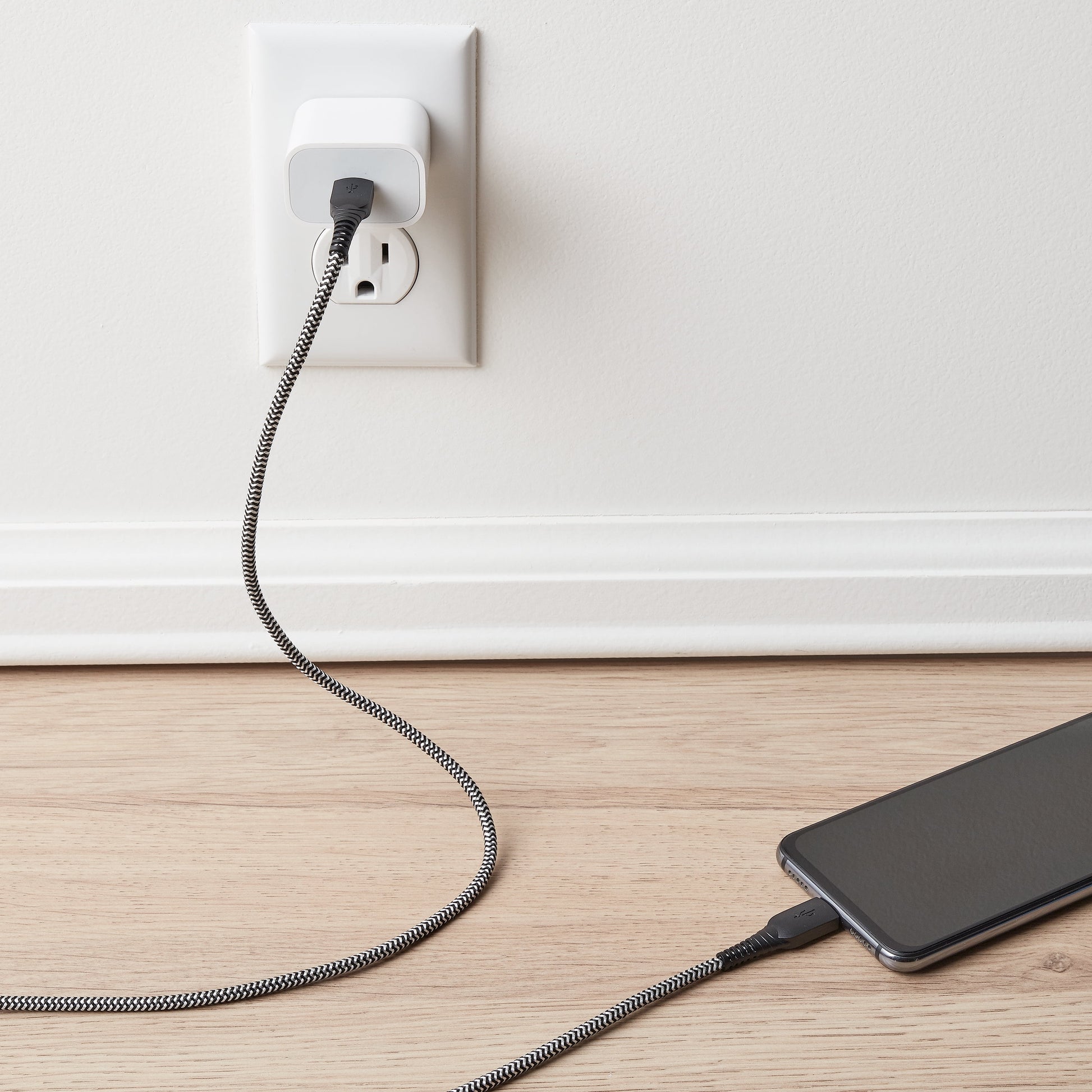 6' USB-C to USB-C Braided Charging Cable, USBIF Certified
