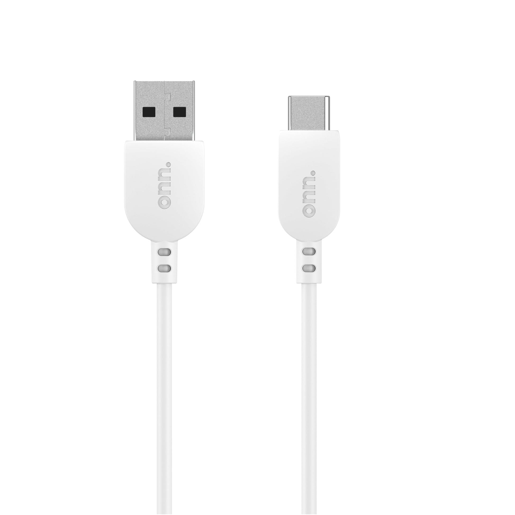 3' USB to USB-C Charging Cable, White