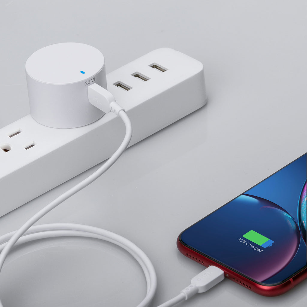 ONN White 20W USB-C Wall Charger